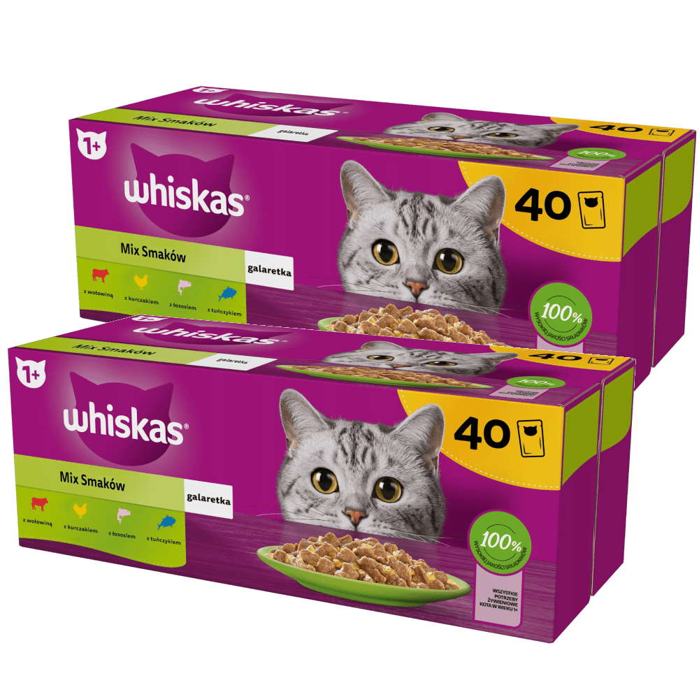 Image of Wet Food For Cats Whiskas Mix Flavors - 6.8 Kg