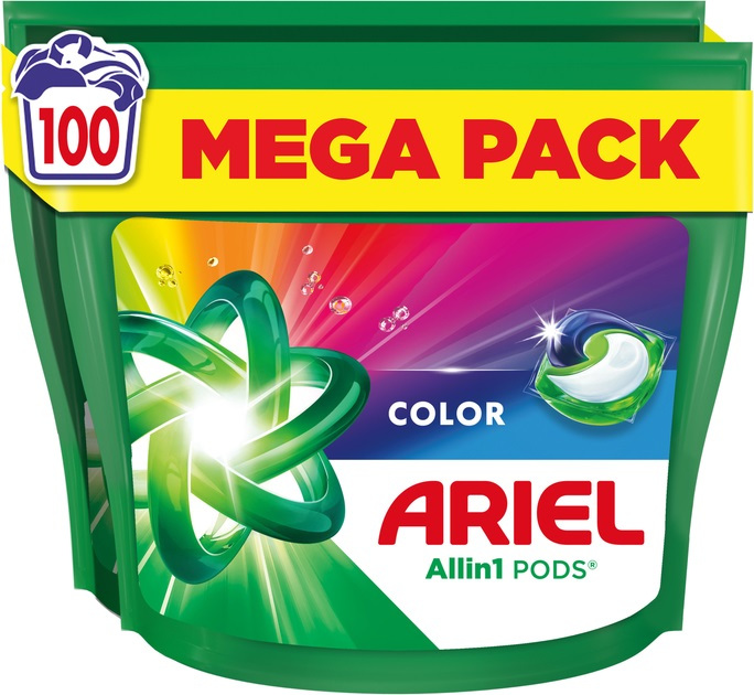 2X ARIEL All-in-1 PODS Laundry Capsules, 100 Washes