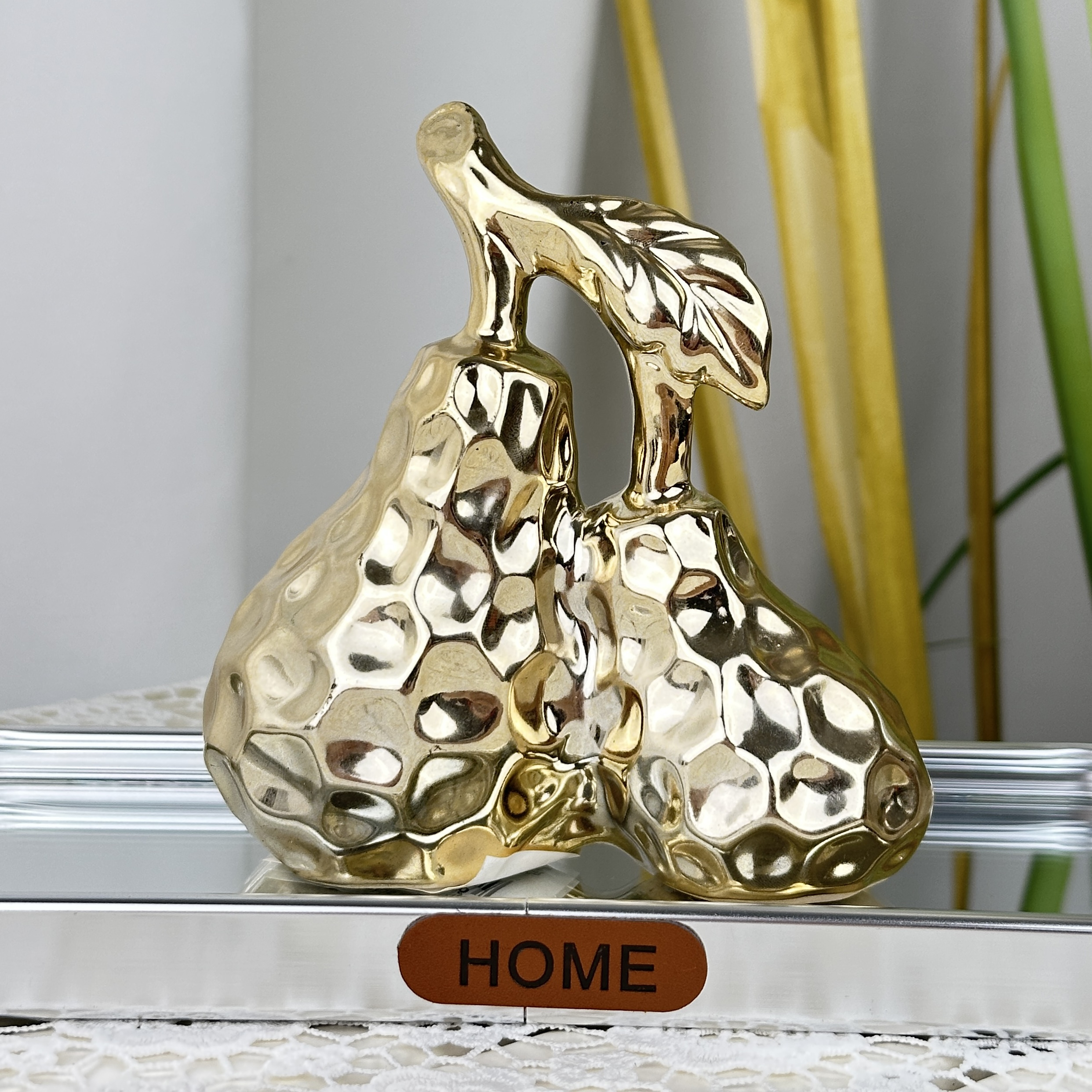 TEMU Oval-shaped Decoration - Decoration, Table Decoration, Statue, Table Statue, Golden Decoration, Silvery Decoration, Rose Golden Decoration,