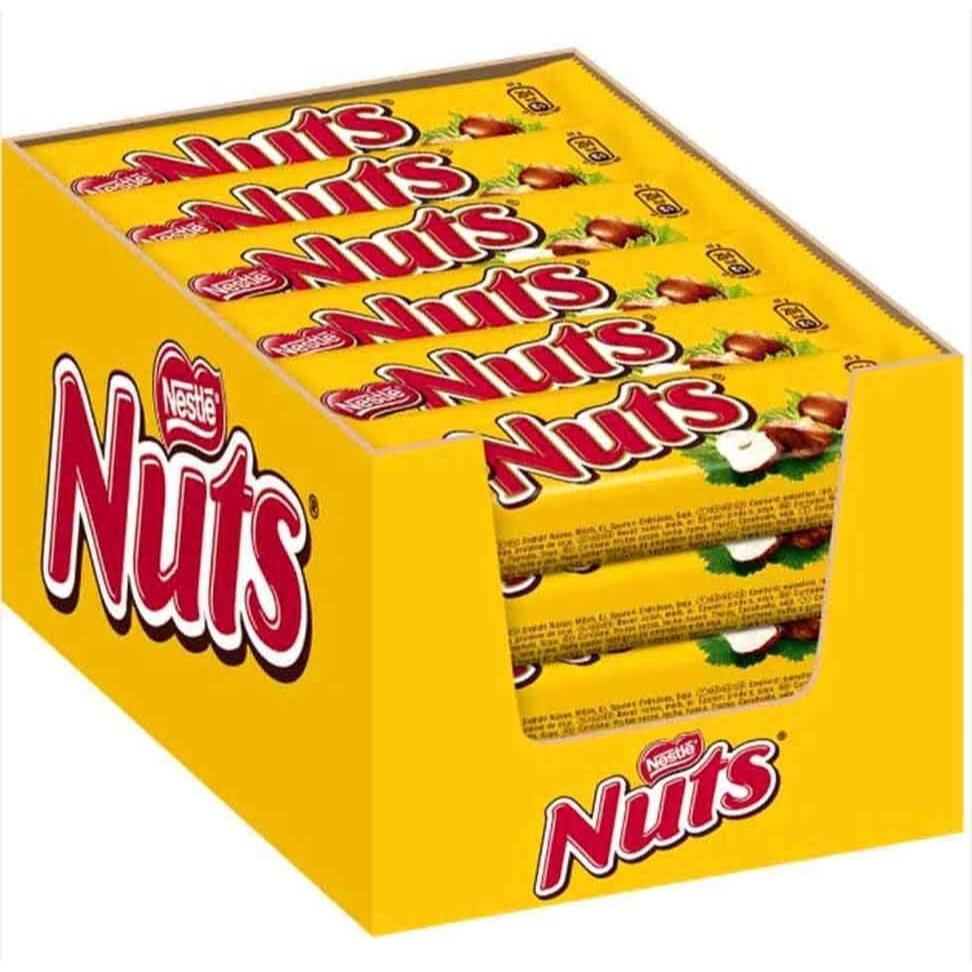 Image of Nestle Nuts 24x 42g=1008g Thekendisplay