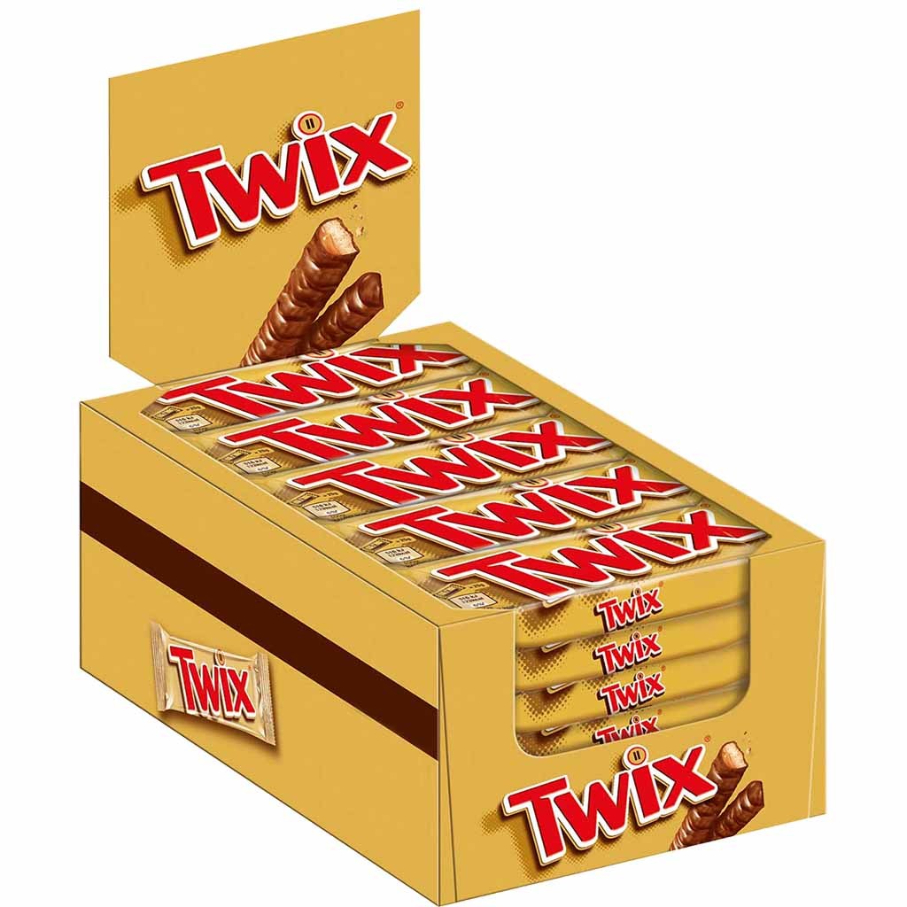 E-shop Twix Doppelriegel im Thekendisplay 25x50g =1250g