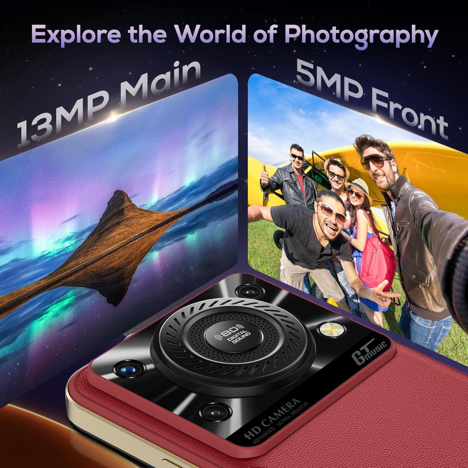 OUKITEL C60 PRO Android 15 Mobile Phones (307g)-10000mAh Battery, 24GB+256GB/1TB, 6.88