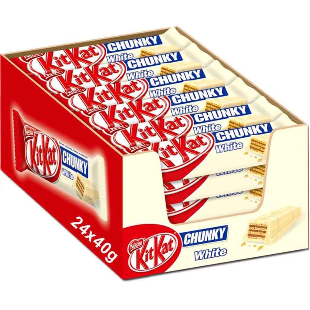 Kitkat Chunky White 24x 40g Im Thekendisplay