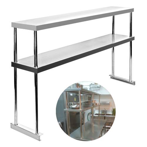 commercial kitchen stainless steel preparation table upper part only shelf type storage rack partition commercial workbench detachable and easy to clean size 90 30 60cm 120 30 60cm 150 30 60cm
