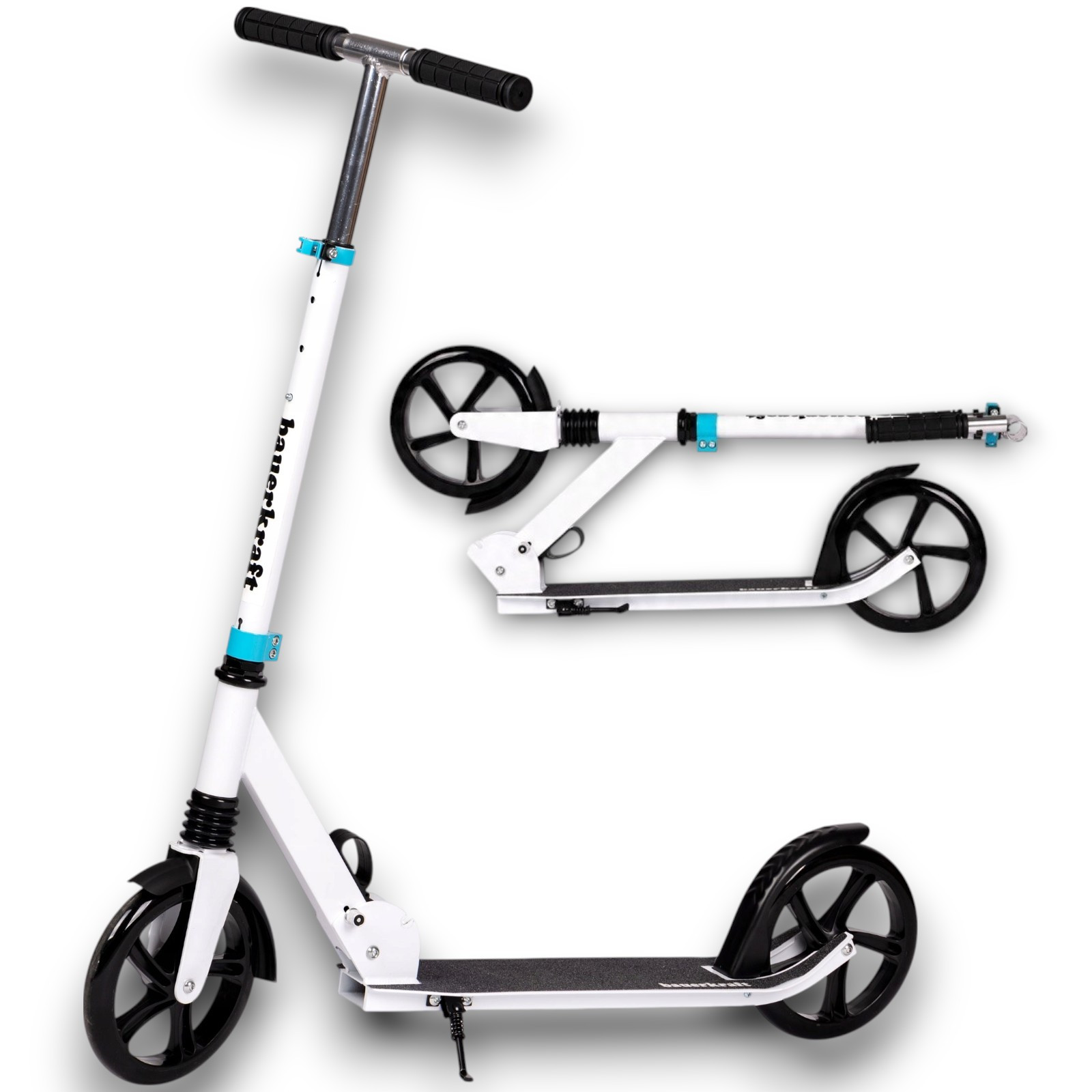 Image of Large Folding 95-105 Cm Two-wheeled For Children Adjustable System Front Wheel Shock Absorption