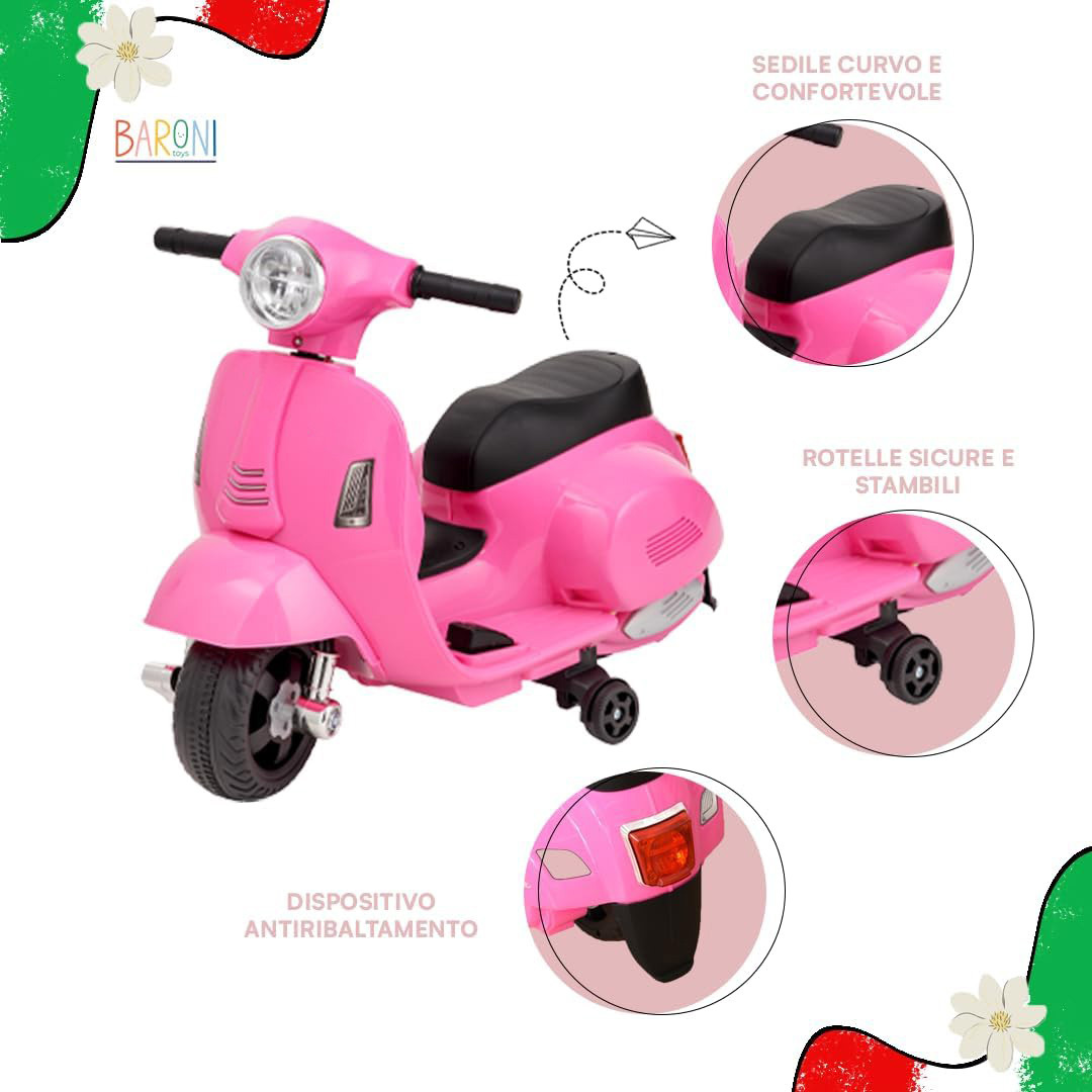 Baroni Officiële Gelicenseerde Elektrische Kindermotorfiets - Afbeelding 9