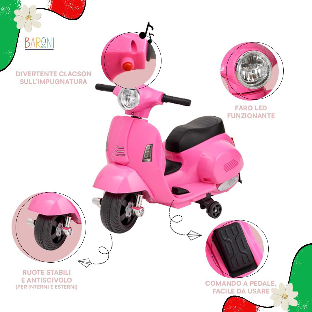 Baroni Officiële Gelicenseerde Elektrische Kindermotorfiets - Afbeelding 8