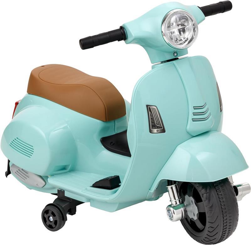 Baroni Officiële Gelicenseerde Elektrische Kindermotorfiets, Rijfiets met Stuur, Koplampen, Toeter, 6V Motor, 3 km/u Snelheid, Binnen- en Buitengebruik, 61x31x32,5 cm