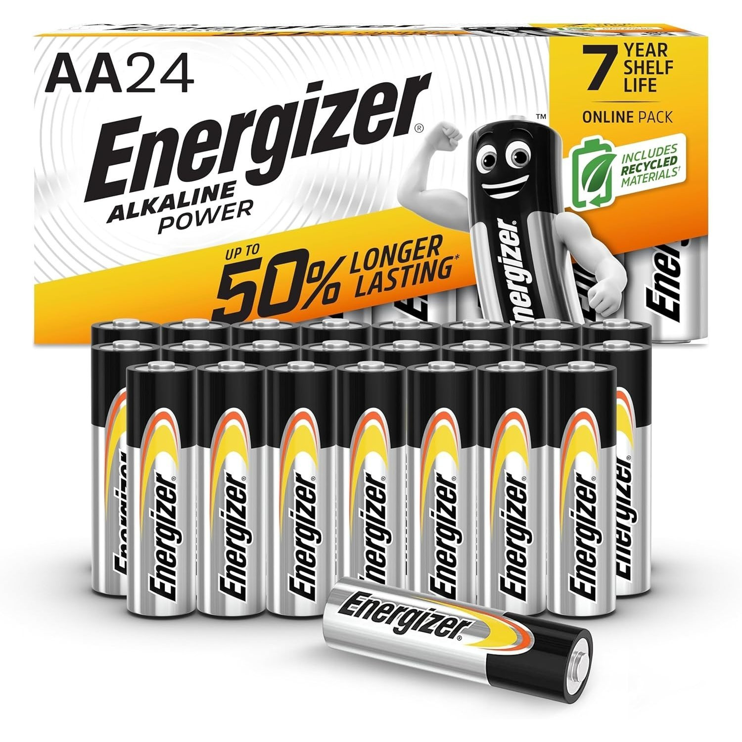 TEMU Aa Alkaline Power Batteries 1.5v Pack Of 24 (long-lasting)