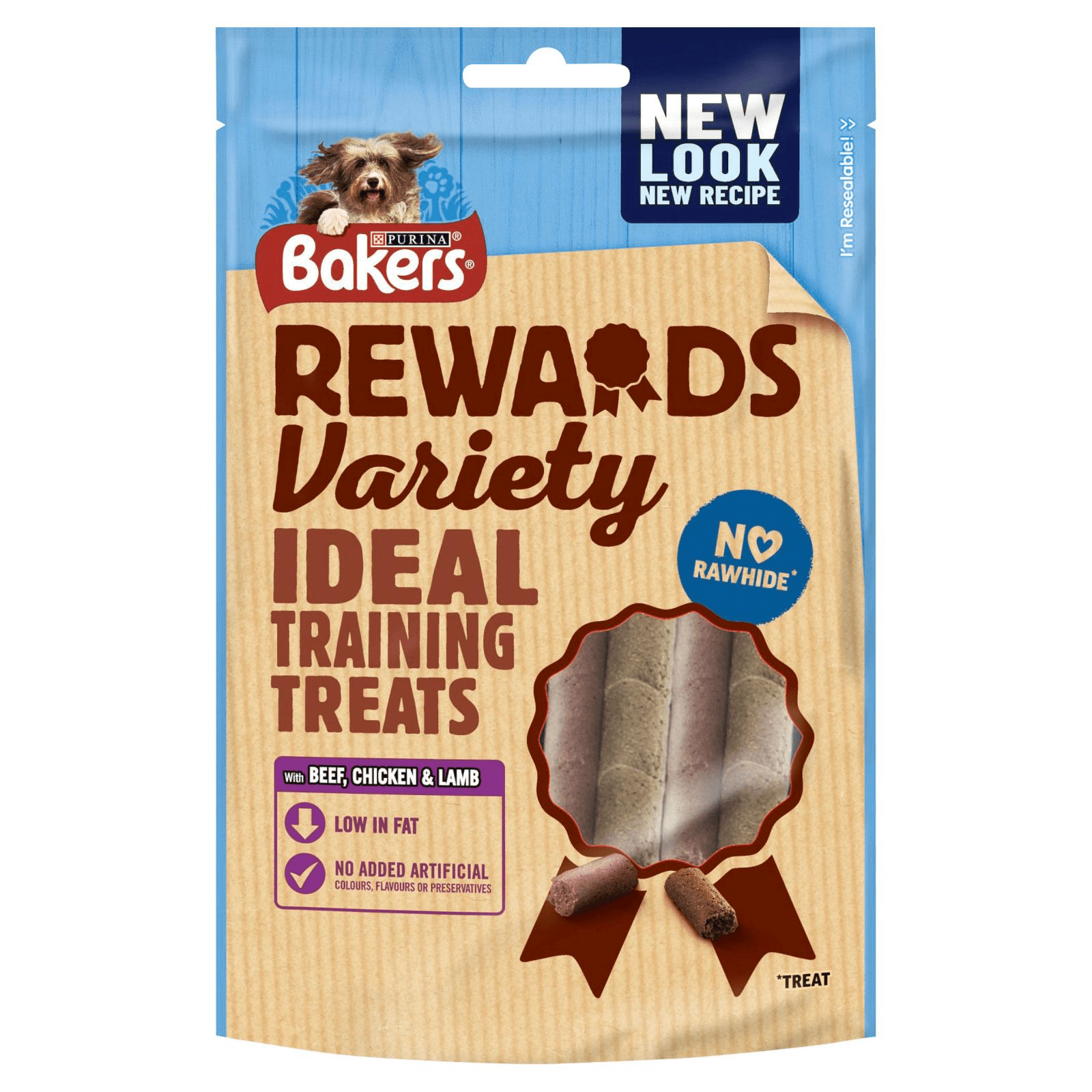 8 x Bakers Rewards Variety Dog Treats 100g