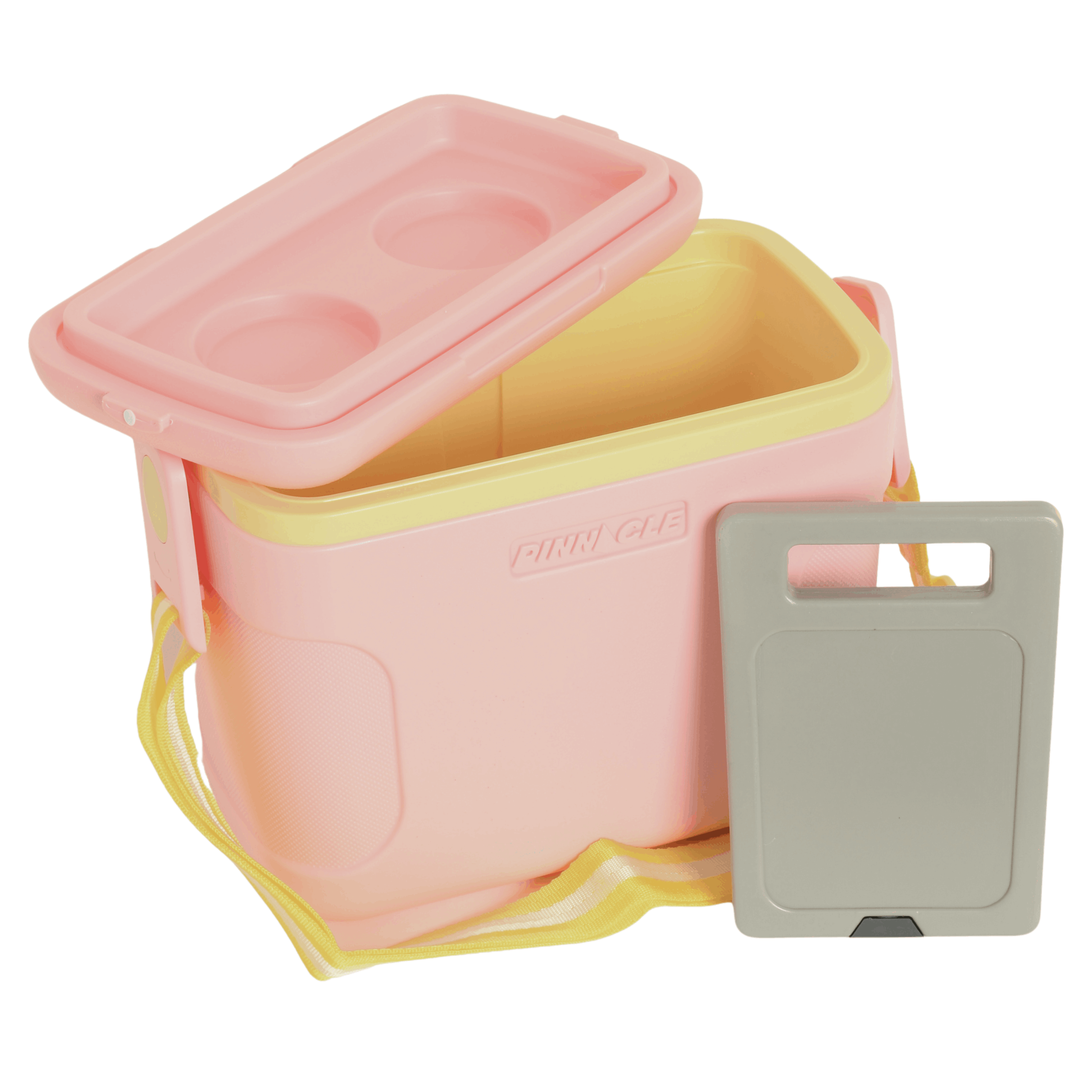 Image of Portable Fridge Passion Tpx-7200 - 8l, Ice For 36h, Pu Insulation, Cup Holders, Shoulder Strap - Colors: Blue, Yellow, Pink, Green