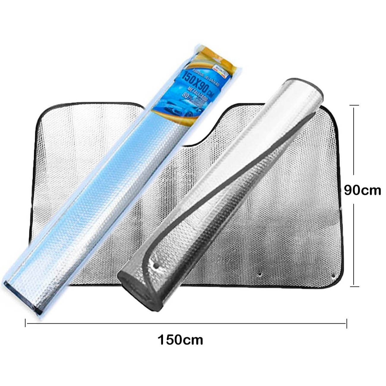 TEMU Parasol Coche Delantero,Parasol Plegable para Parabrisas de Coche,Protector Solar para Vehículo Protección Rayos UV