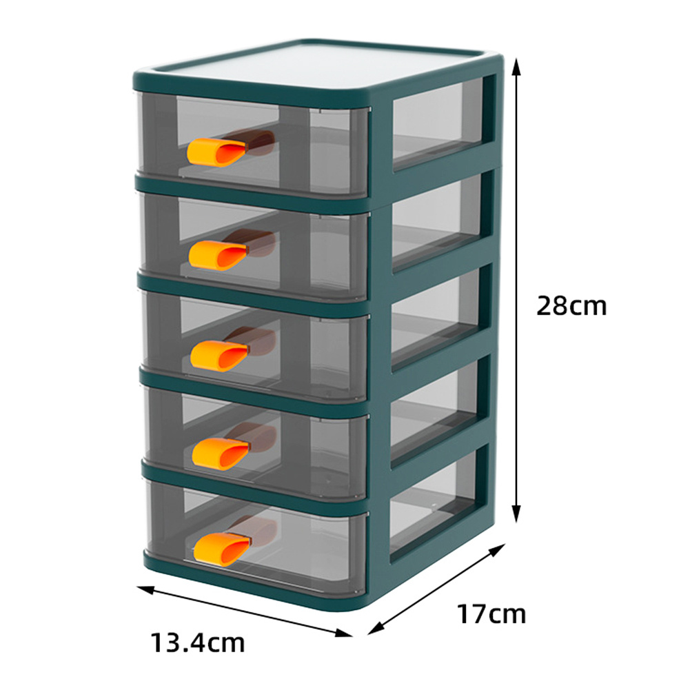 5 Layer Clear Storage Cabinet for Makeup and Cosmetics