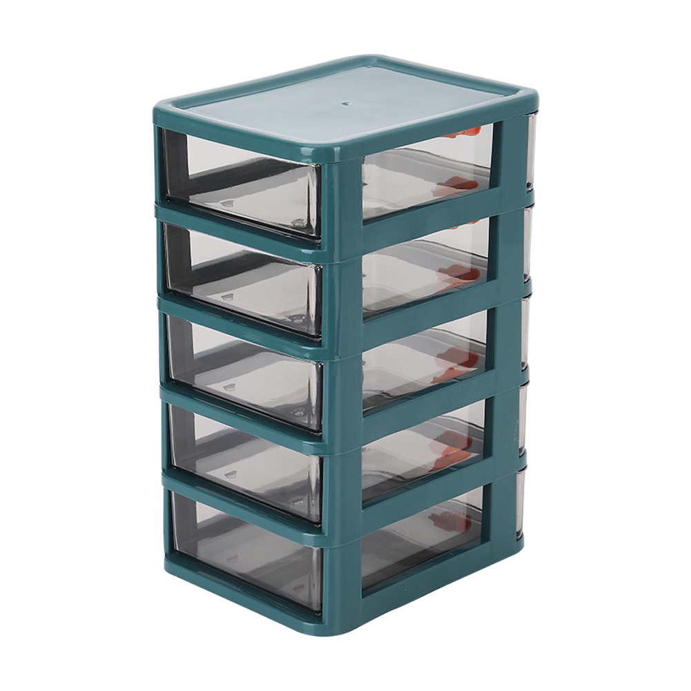 5 Layer Clear Storage Cabinet for Makeup and Cosmetics