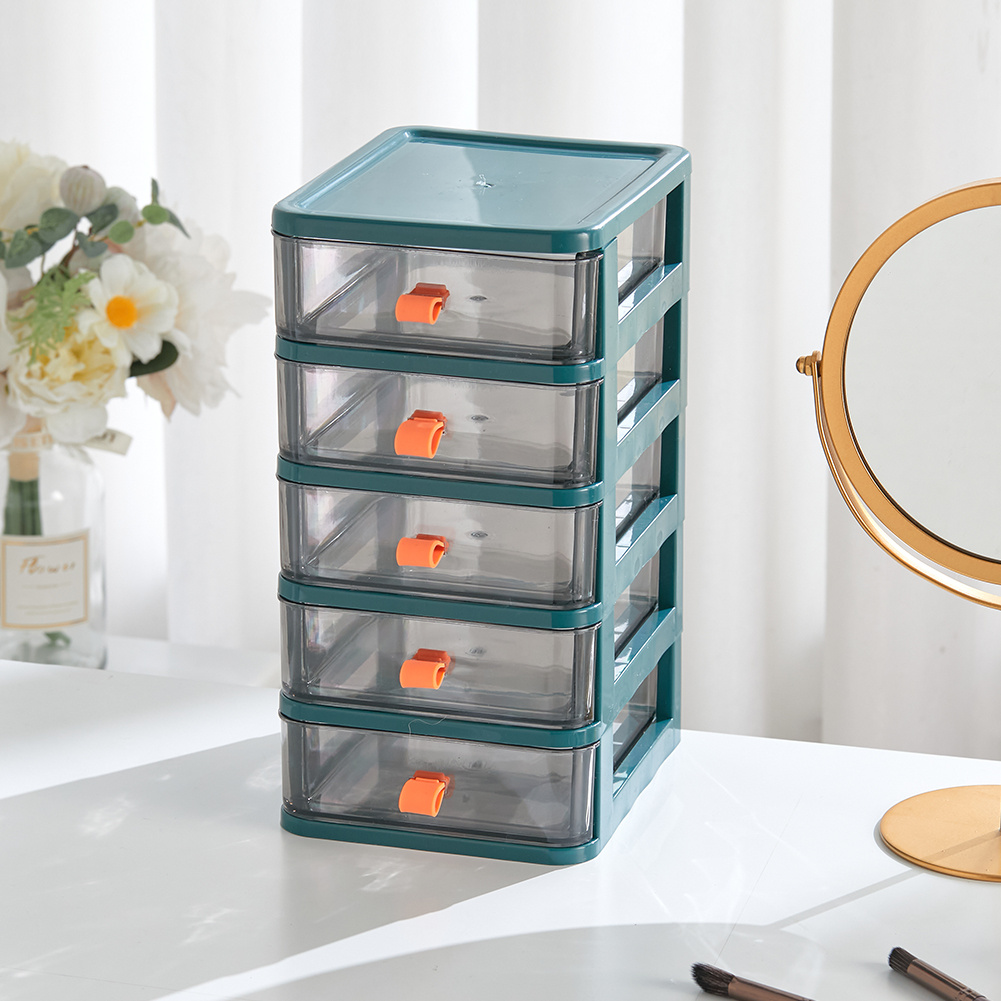 5 Layer Clear Storage Cabinet for Makeup and Cosmetics