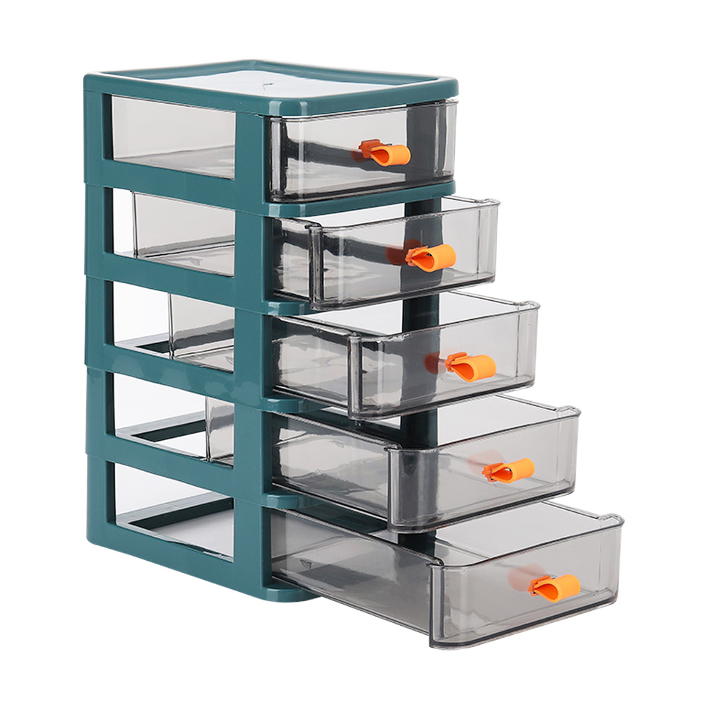 5 Layer Clear Storage Cabinet for Makeup and Cosmetics
