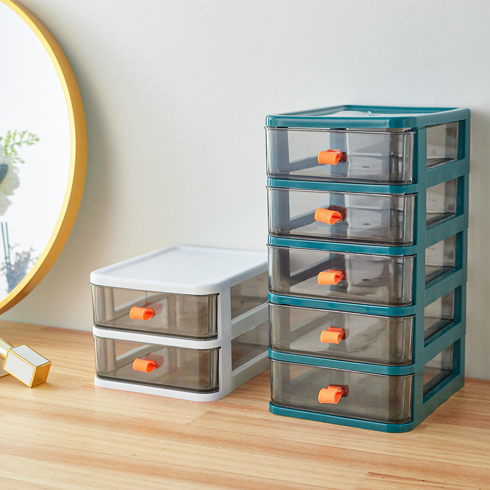 5 Layer Clear Storage Cabinet for Makeup and Cosmetics