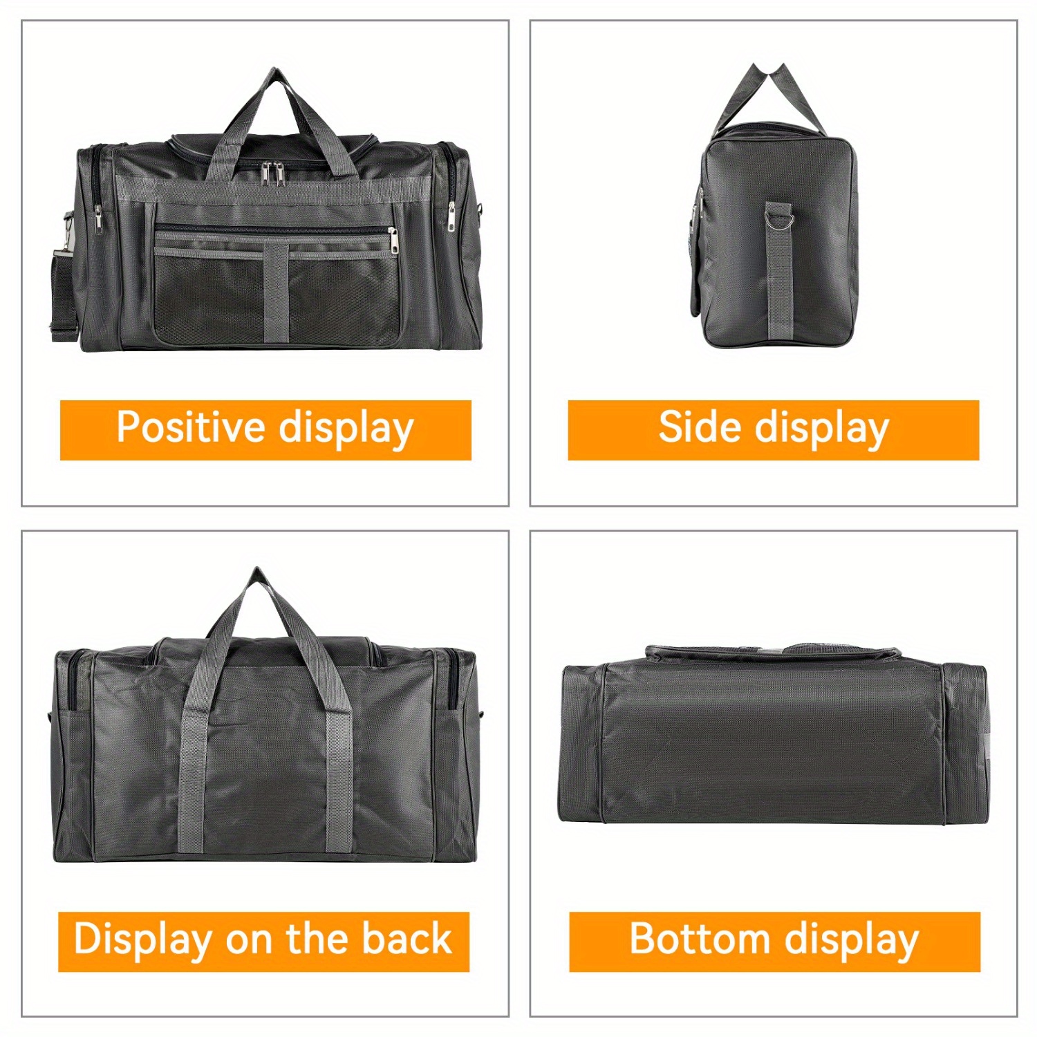 Sports Duffle Bag for Gym & Travel, Large 40L Capacity