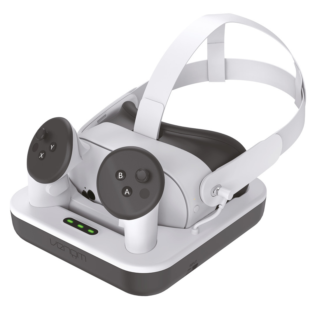 TEMU Venom Vr Headset Charging Dock And Rechargeable Battery Packs For Quest 3s