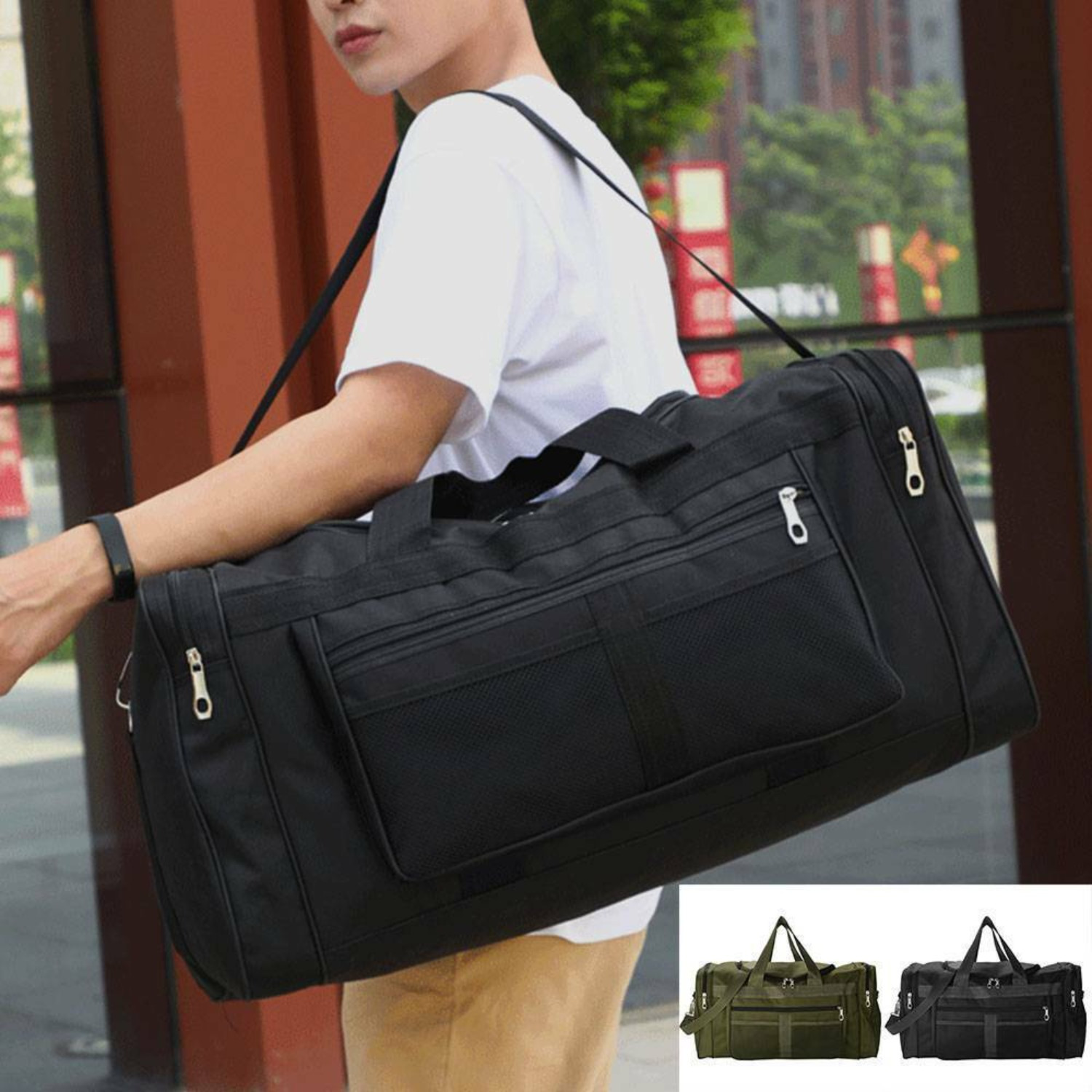 Sports Duffle Bag for Gym & Travel, Large 40L Capacity