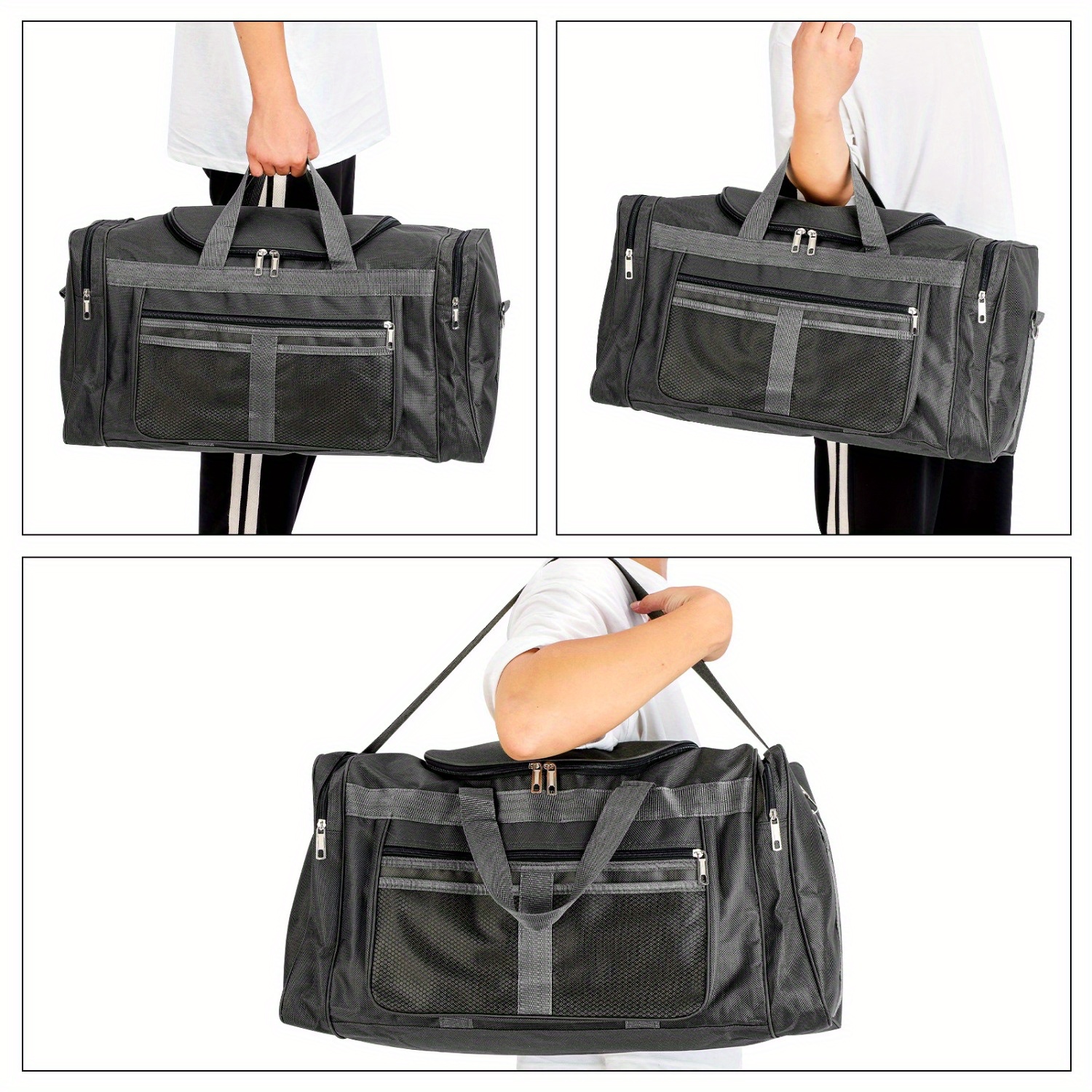 Sports Duffle Bag for Gym & Travel, Large 40L Capacity
