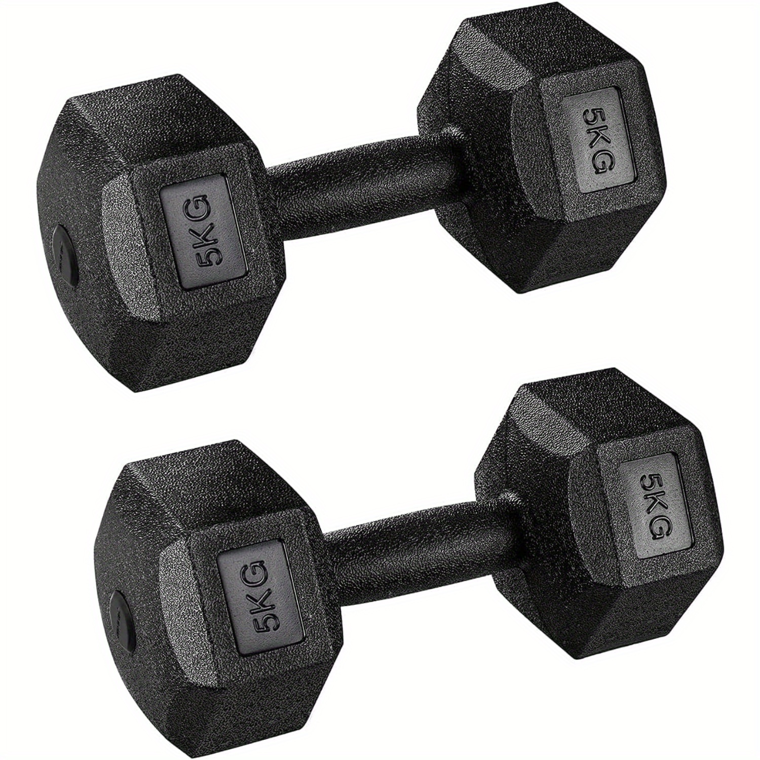TEMU 2pcs Dumbbells Hexagon Portable Hand Weights Dumbbells Set Home Weight Set For Strength Workout Aerobic