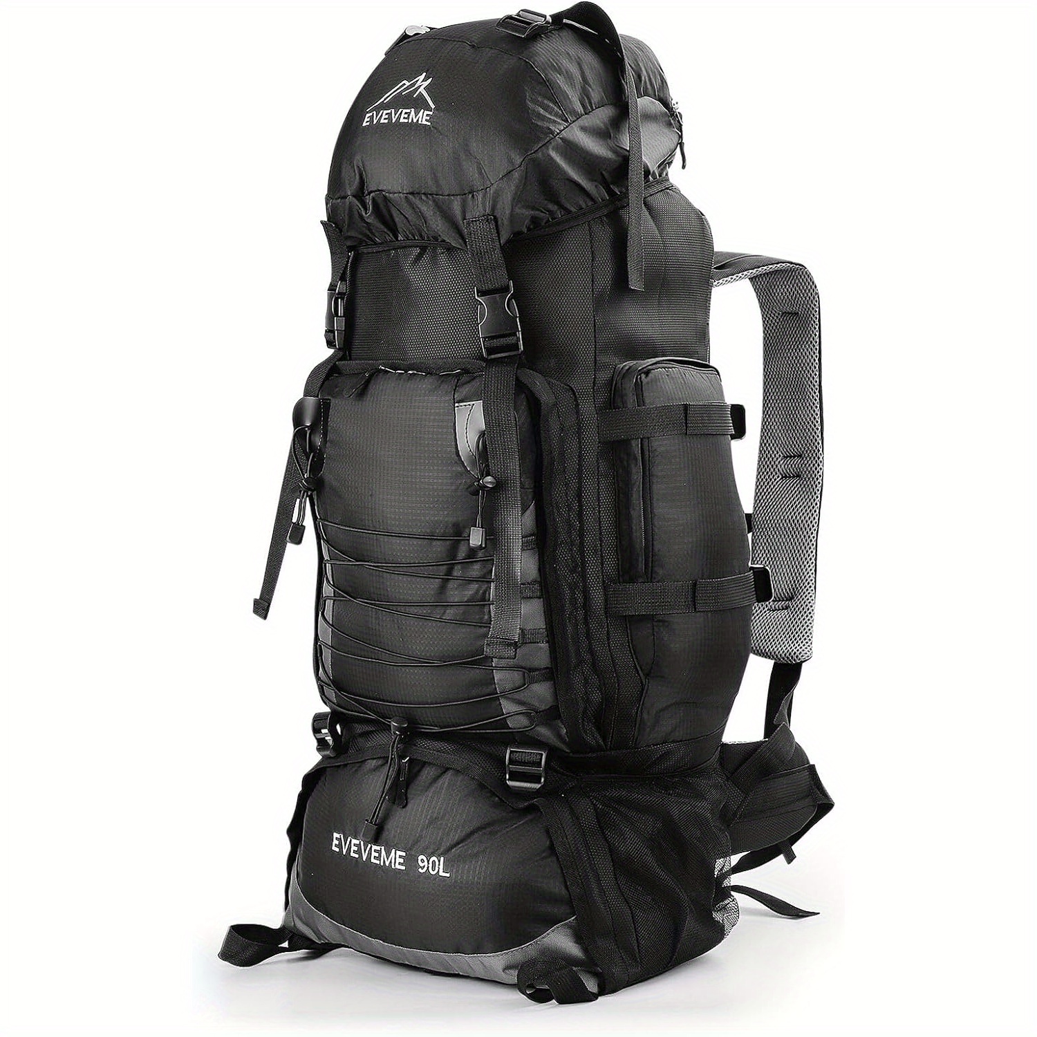 hiking backpack 90l large capacity trekking rucksack hiking rucksack travel bag lightweight outdoor camping   for men women climbing touring