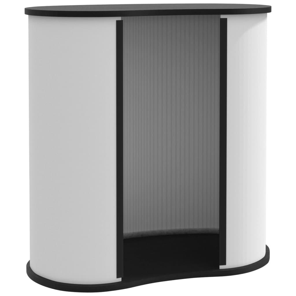 Image of Vidaxl Folding Counter, Promotional Stand With Storage, Advertising Counter For Trade Product Presentations Promotional Actions, Exhibition Stand, Wood-based Material
