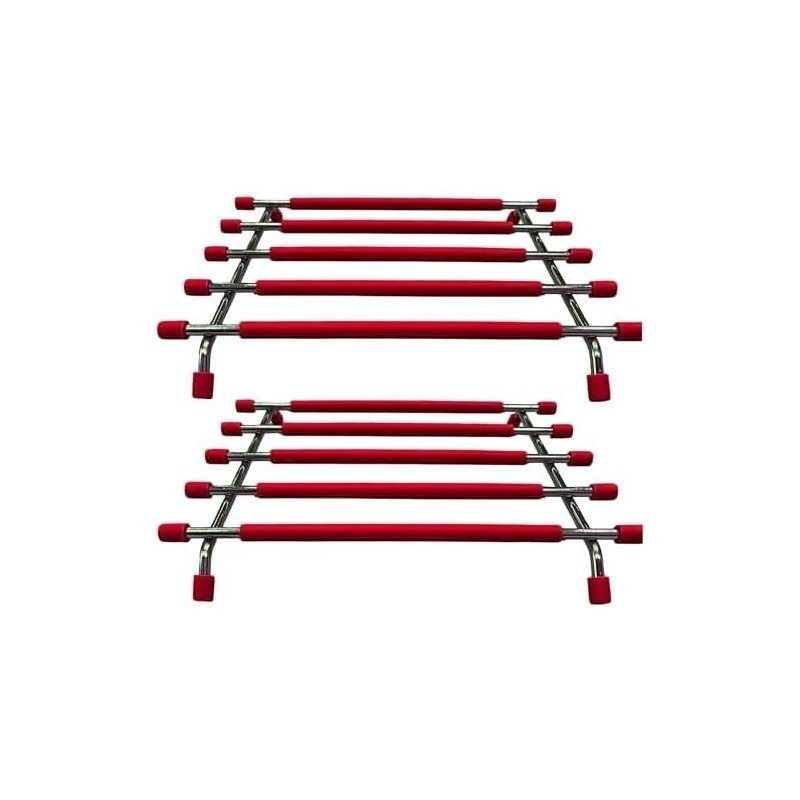 TEMU 2pack Kitchen Trivet Stand With Anti Slip Base Stainless Steel Trivets For Kitchen Worktops, Hot Pans, Hot Trays & Plates Stand Kitchen