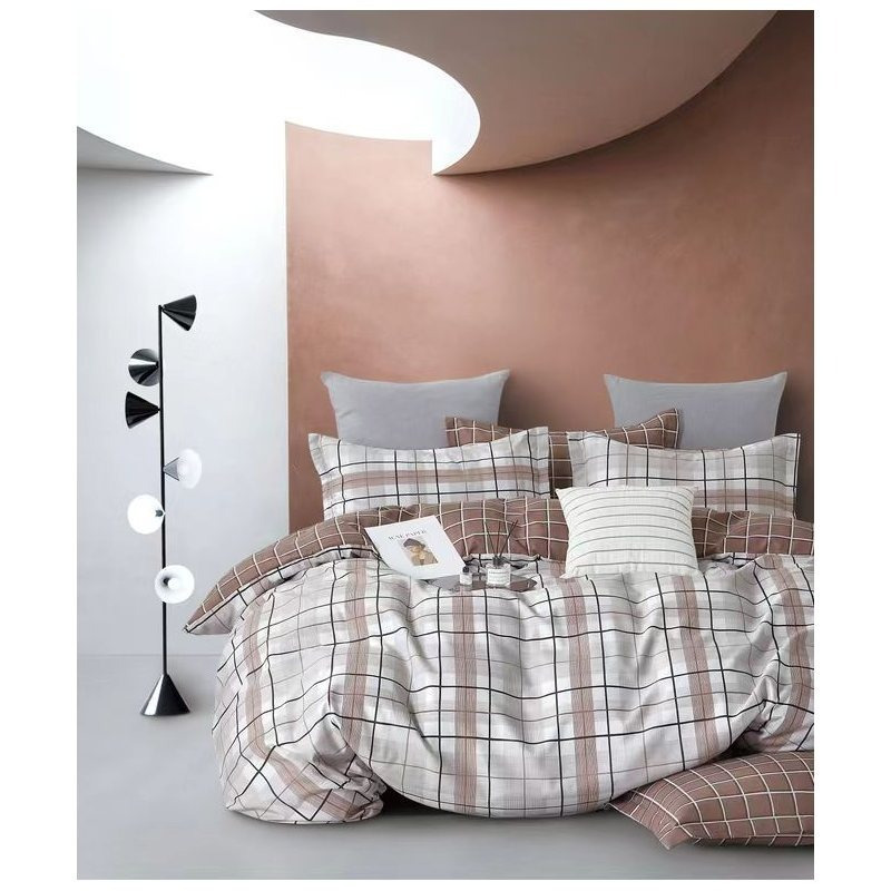 TEMU Espresso Nights 3pcss Flannel Bedding - Coffee-colored Bedding, 3pcss Bedding, Flannel Bedding, Good Quality, Gift Idea