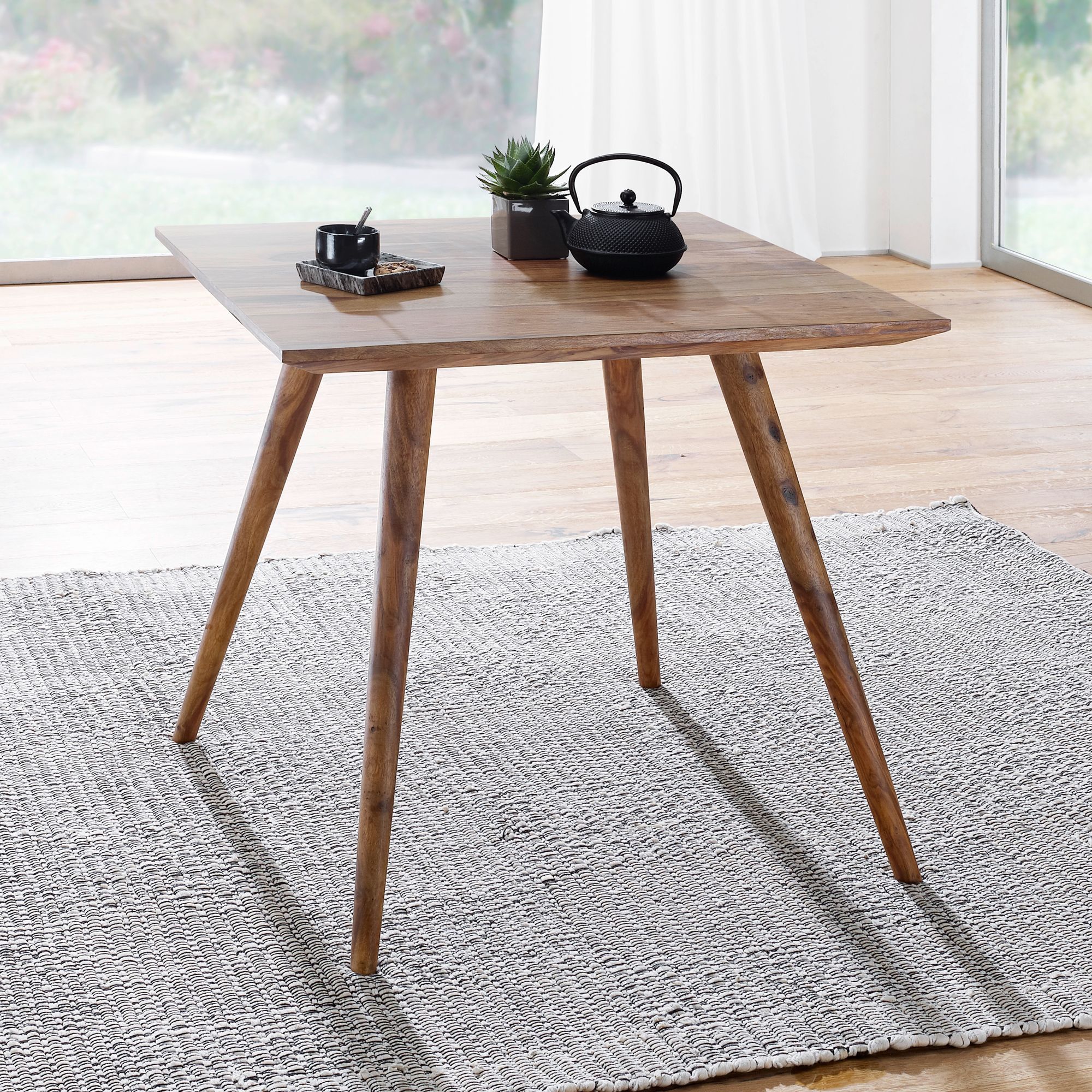 Dining Table Rustic Solid Wood, Country House Design Dining Table, Small Dining Table For 4-6 People