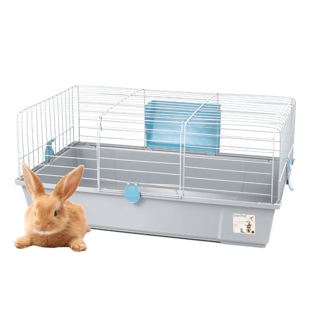 Image of Rabbit Hutch 80 Guinea Pig Accessories Small Animal Cage Guinea Pig Cage Rabbit Hutch Guinea Pig Accessories Rabbit House Grey