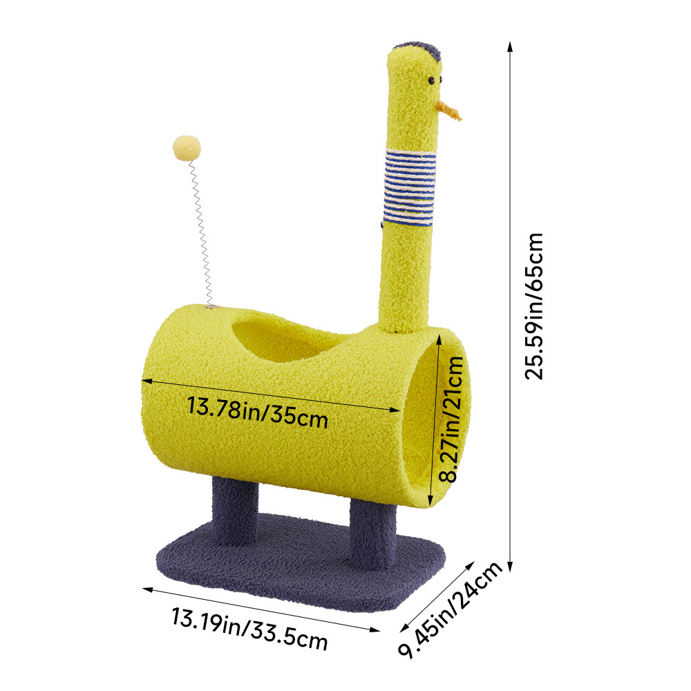 Lovely Design Multifunctional Cat Tree and Scratching Post
