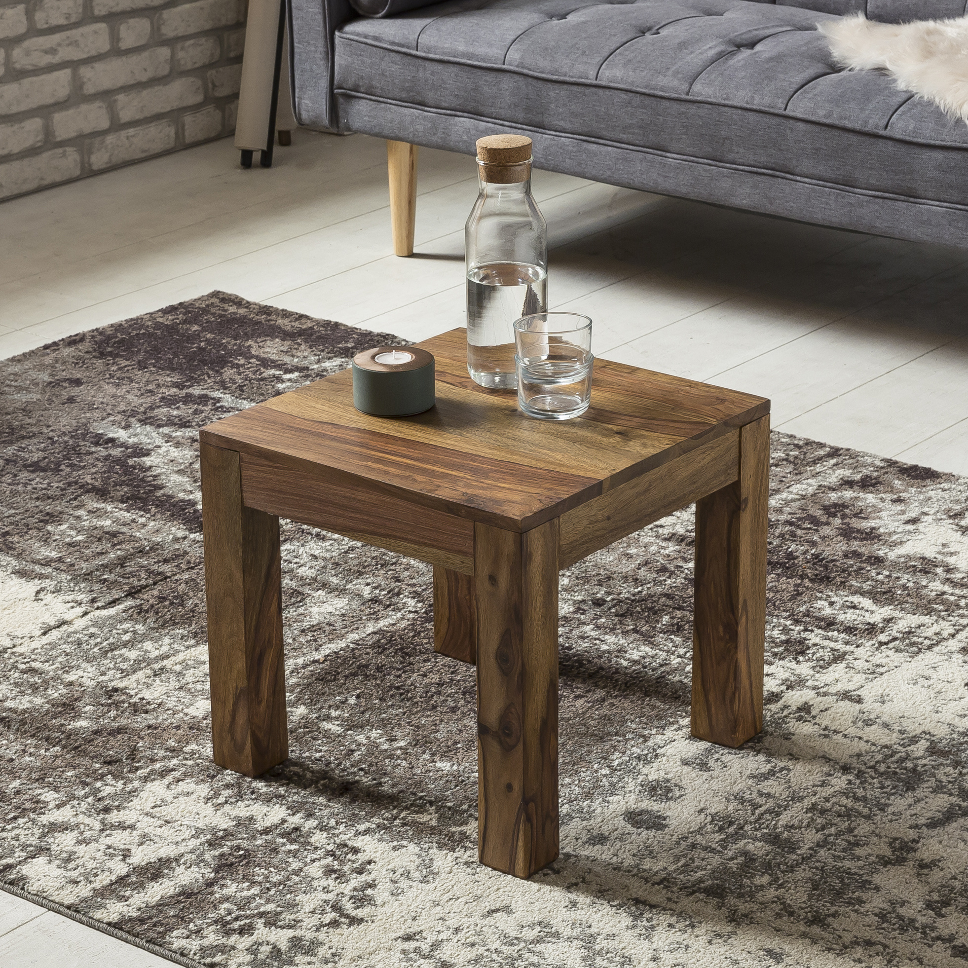 Solid Wood Coffee Table Wide, Living Room Table, Country , Side Table, Optional