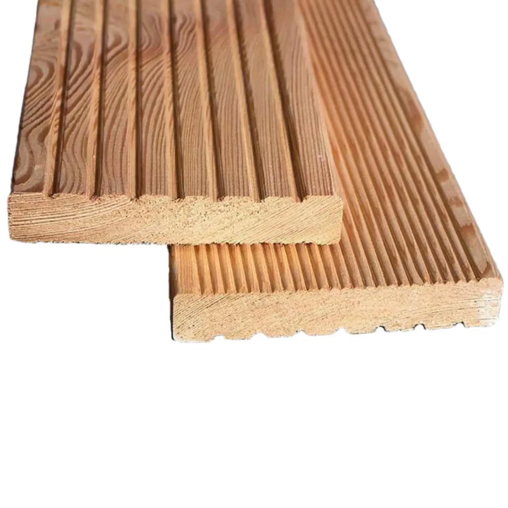 Wood Decking Boards Including Decking Screws
