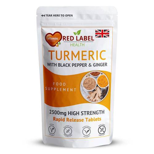 turmeric tablets with ginger black pepper 2620mg vegan 95
