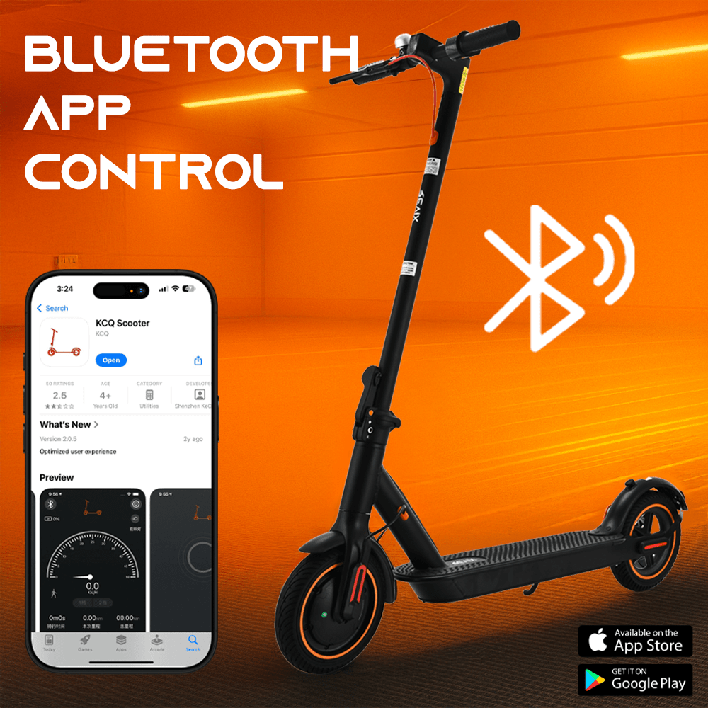 REVIX Pulse S300 Electric Scooter – 350W Motor, Foldable, 25km/h Max Speed, LED Display, 8.5