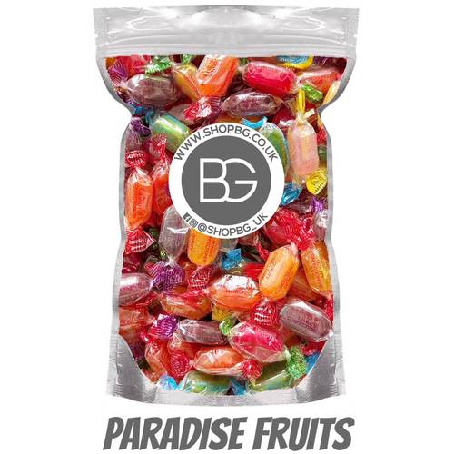 bg 500g paradise fruits wrapped old fashioned centre candies retro sweets paradise fruits 500g