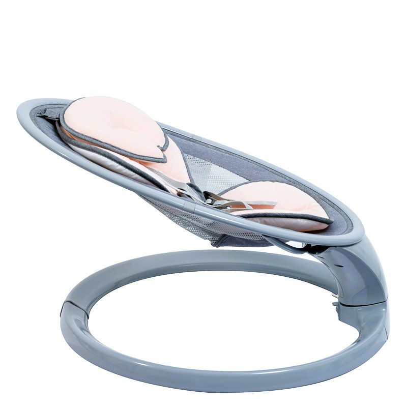 Prijenosni pametni električni ljuljač W5 BUF BOOF, multifunkcionalan, Bluetooth veza, 5 načina pokreta, daljinski upravljač, EasyTouch funkcija, roza