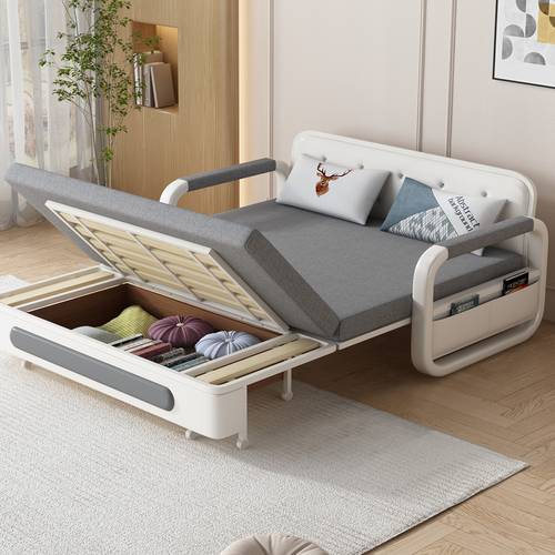 convertible sofa bed 1 28 1 58m hidden storage latex mattress