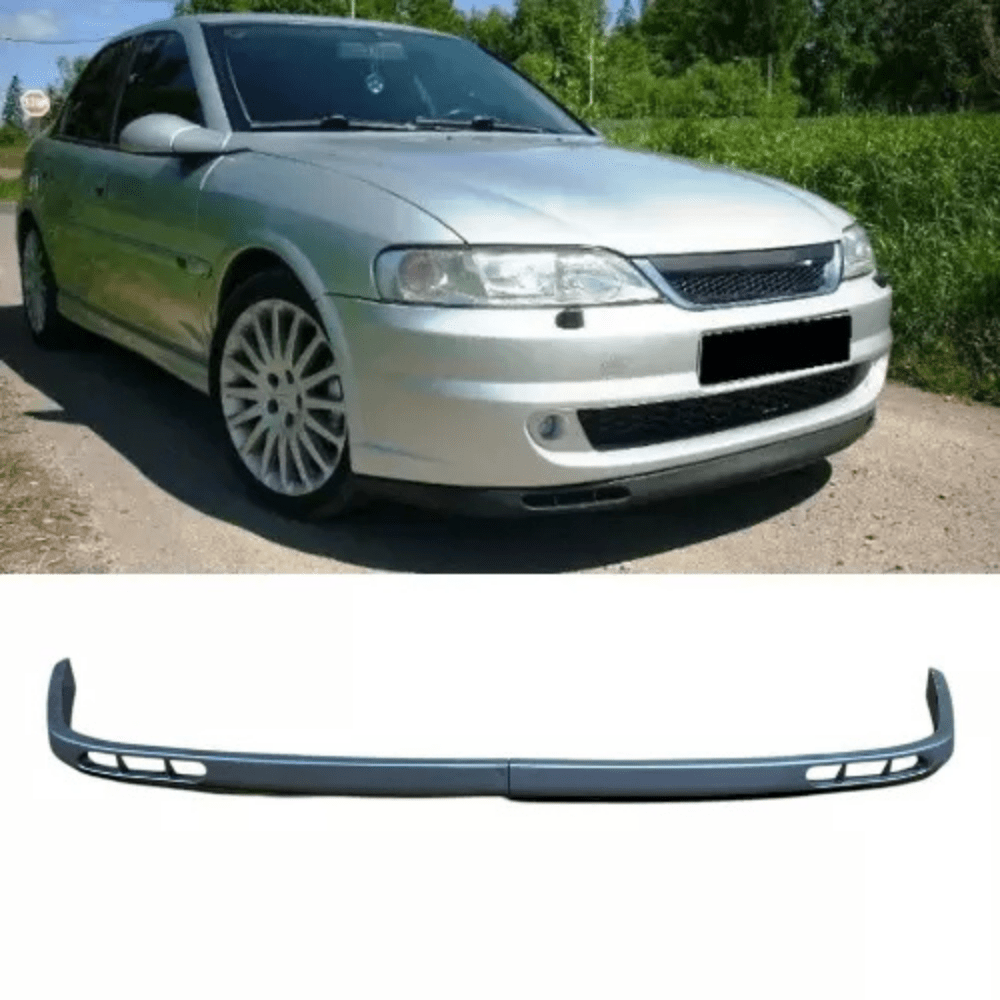 For Vectra B Type Front Bumper Splitter Lip 2p Matt Black Autovision