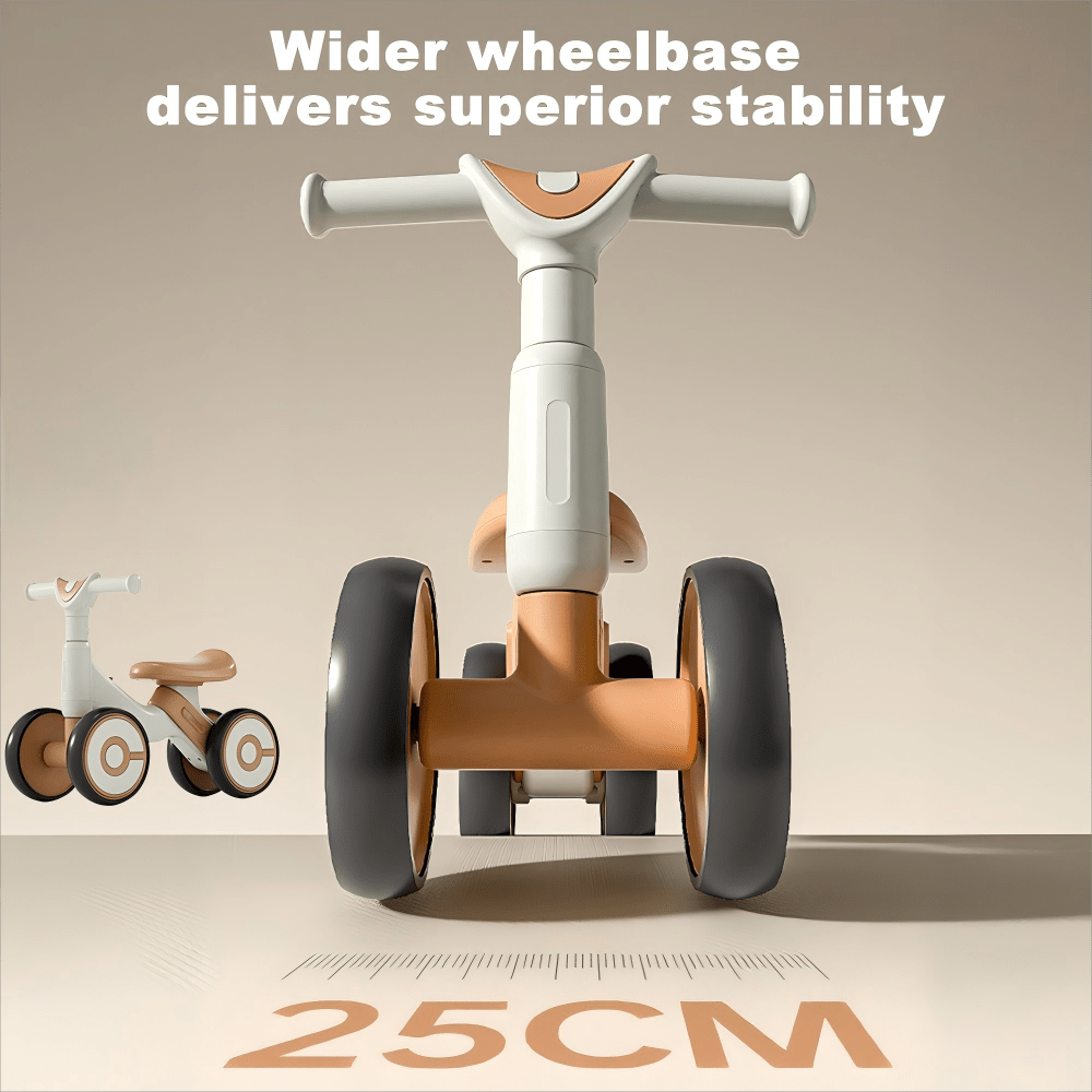 Baby Balance Bike Toys Silent Wheels Walker Toddler Riding Scooters Toys 4 Wheels Bike for Boys Girls Gifts