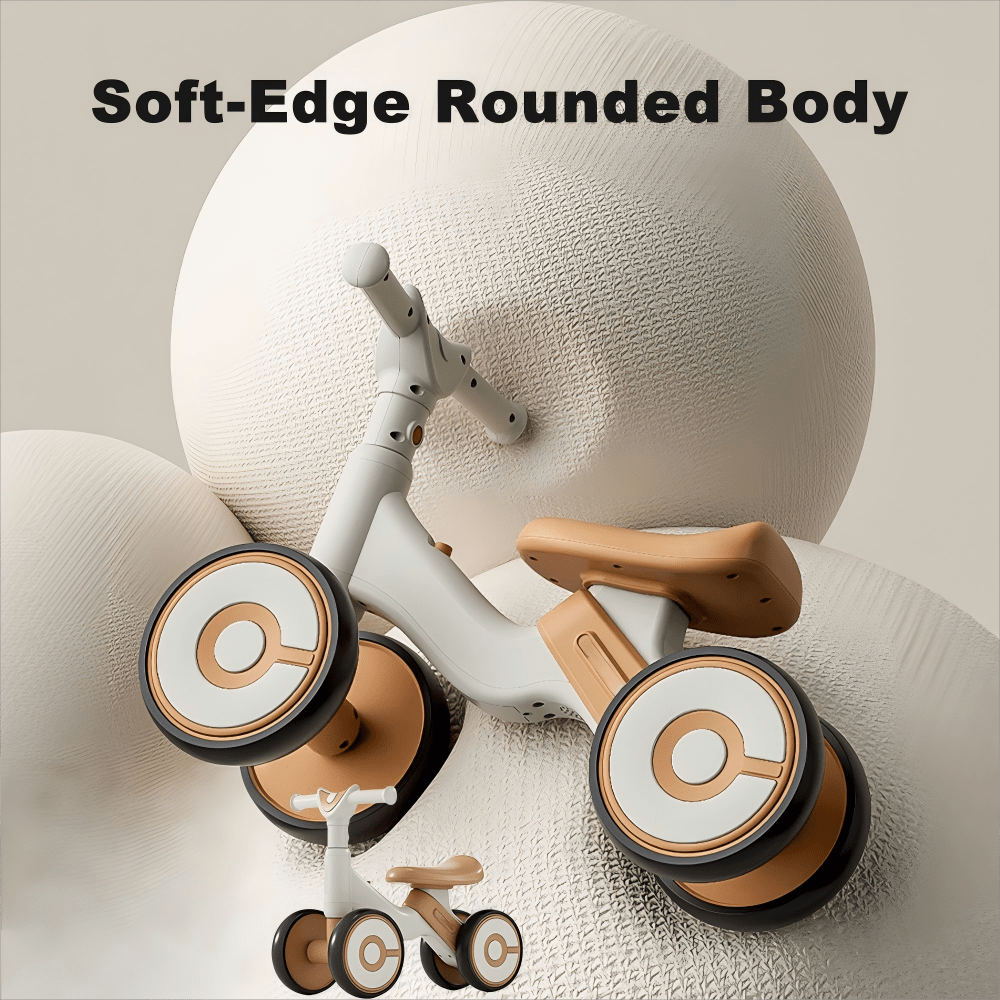 Baby Balance Bike Toys Silent Wheels Walker Toddler Riding Scooters Toys 4 Wheels Bike for Boys Girls Gifts