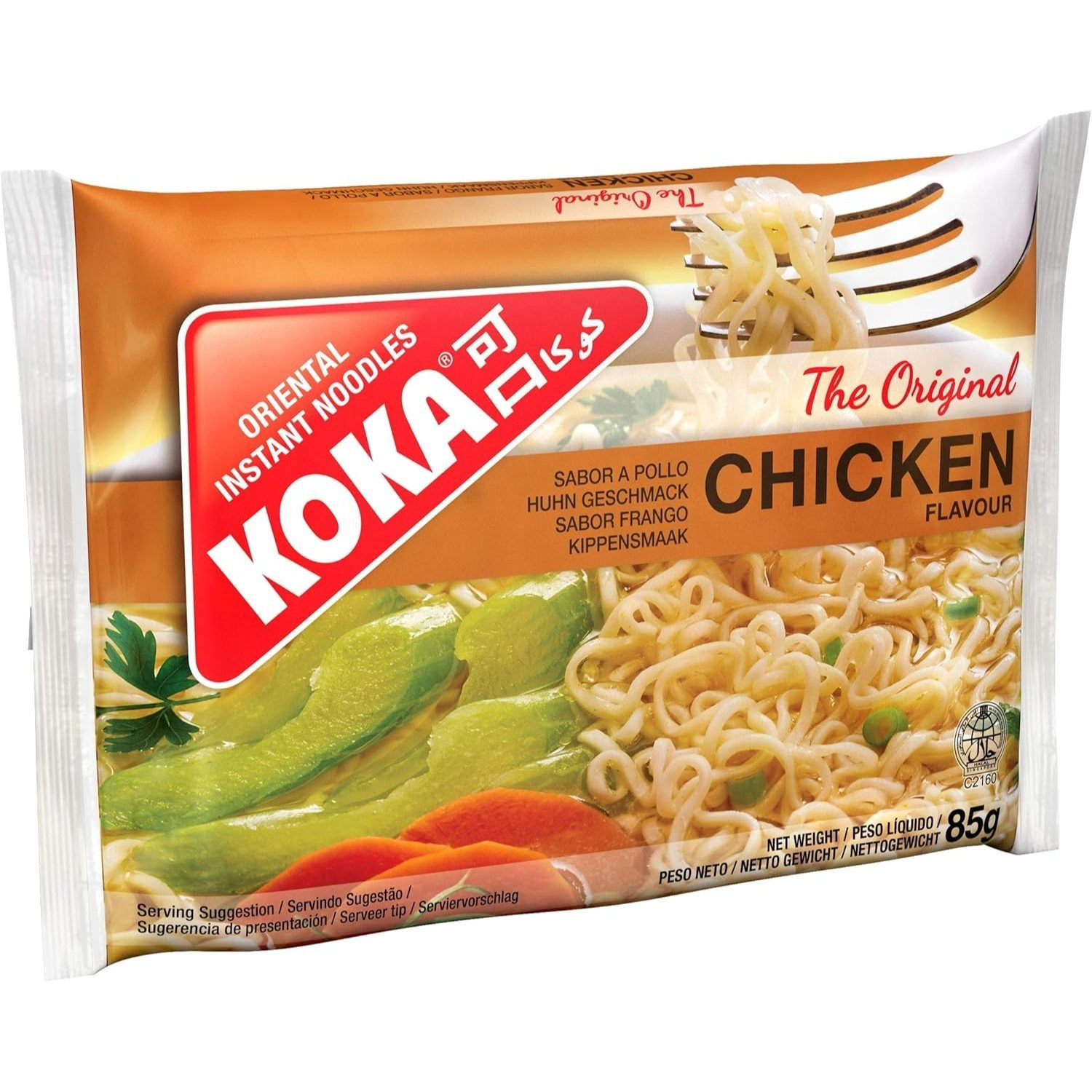 TEMU Koka Original Chicken Flavour Oriental Style Instant Noodles, 85 G (pack Of 15)