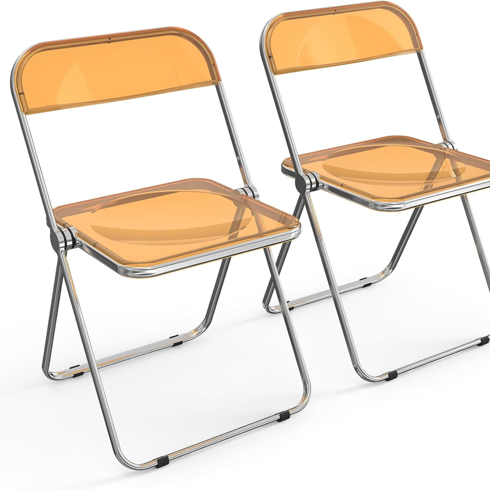 TEMU Bonnlo Set de 2 chaises Pliantes-Chaises de Salle à Manger, de Jardin, de Camping Pliable, pour Balcon, Salon, Restaurant et Conférence,