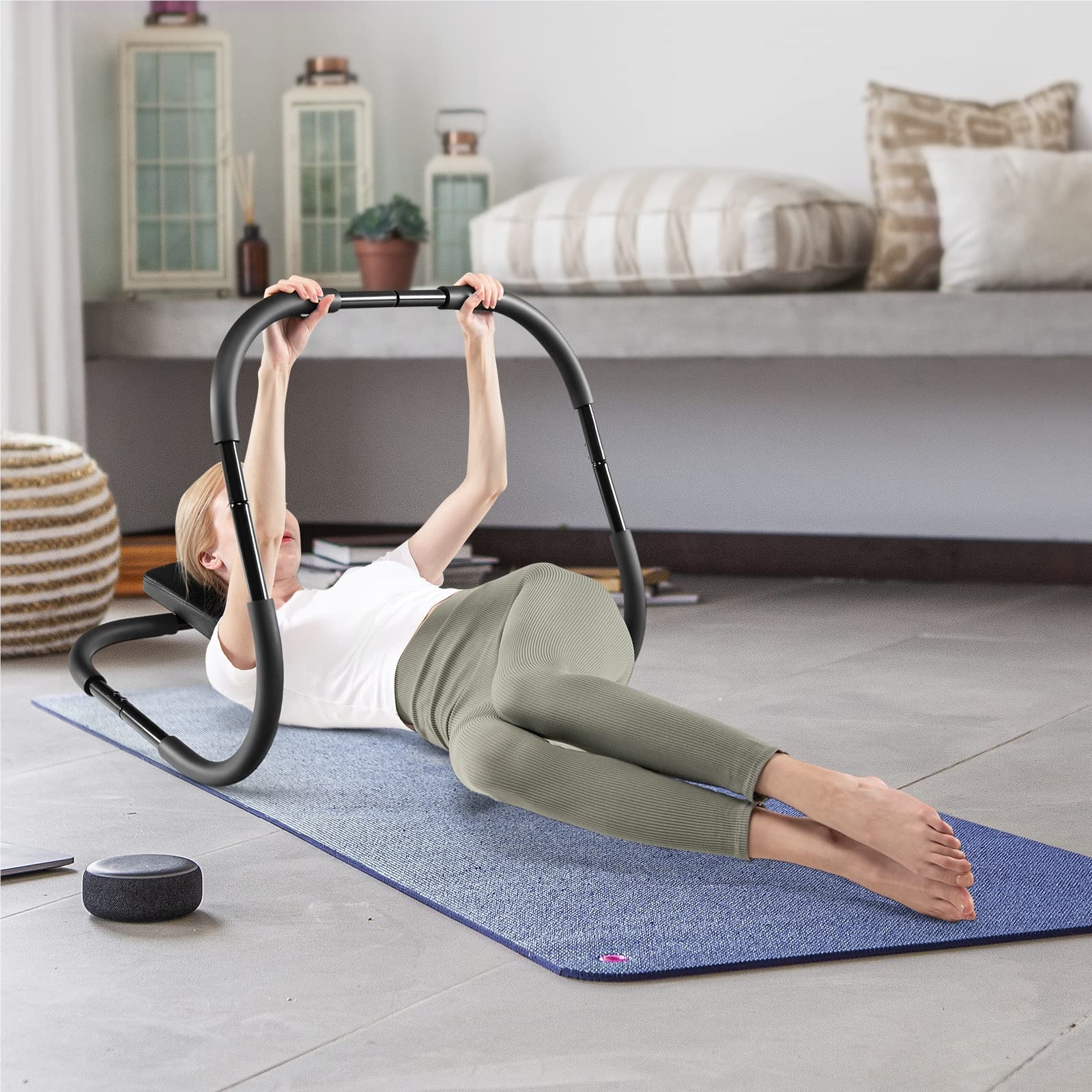 Ab Roller Abdominal Trainer, 73 X 73 Cm, Abdominal Muscle Trainer Equipment, Training Device, Trainer For Home Use