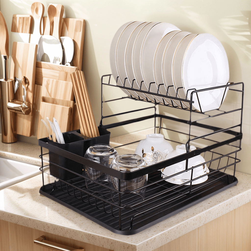 Dishwashing Rack Two Story Dish Rack Dish Drainers For Kitchen