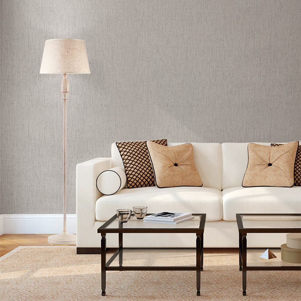 TEMU 5mx60cm Self Adhesive Wallpaper Sticky Back Plastic Roll Linen Texture Wallpaper Peel And Stick Wall Paper Grey Vinyl Wrap Contact Paper For