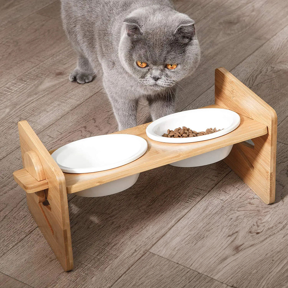 TEMU Cat Travel Bowl With Removable & Portable Stand, Travel Bowls Angle Adjustable, Pet Water Food Bowl, For Cat And Small Dog Home Outdoor Use,