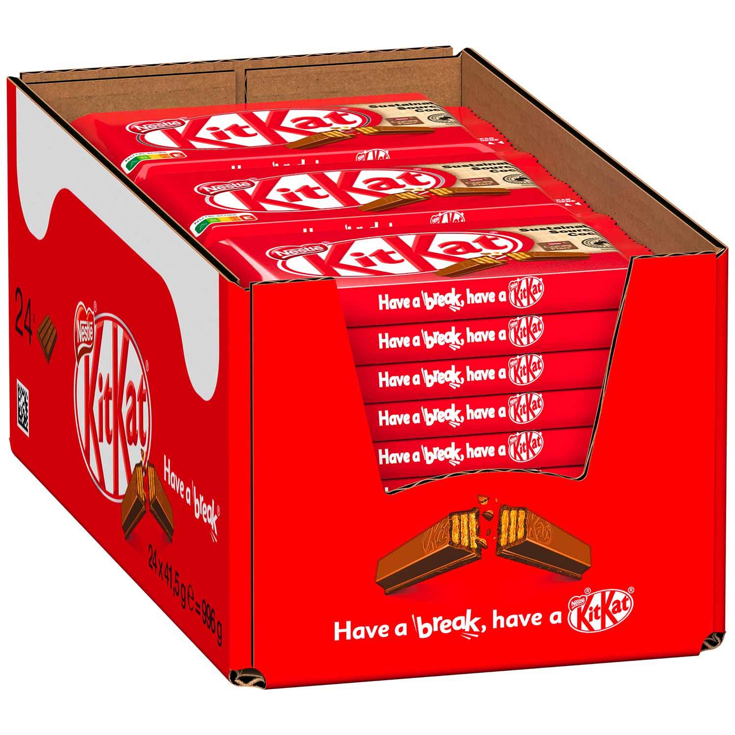 Kitkat Classic Chocolate Bars 24x 41.5g=996g